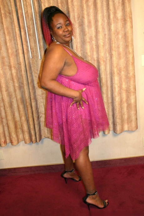 Big black girl takes a cumshot on her big boobs to conclude a fuck 83017720